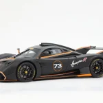 Biztonságos fizetés Pagani Huayra R 73 Racing 2021 Matt Black Carbon (vitrinnel) Limitált